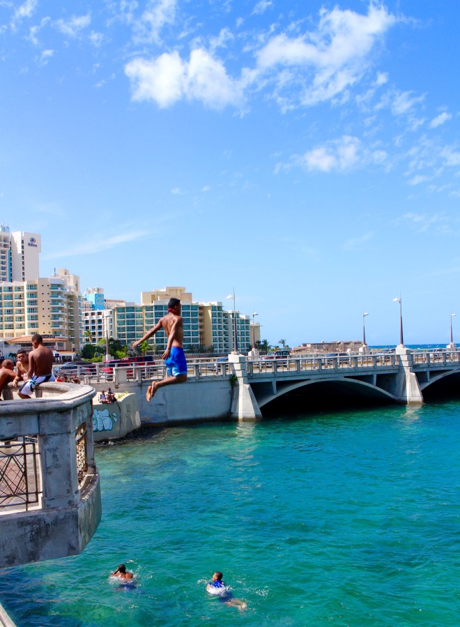 Jumping into the Bay
