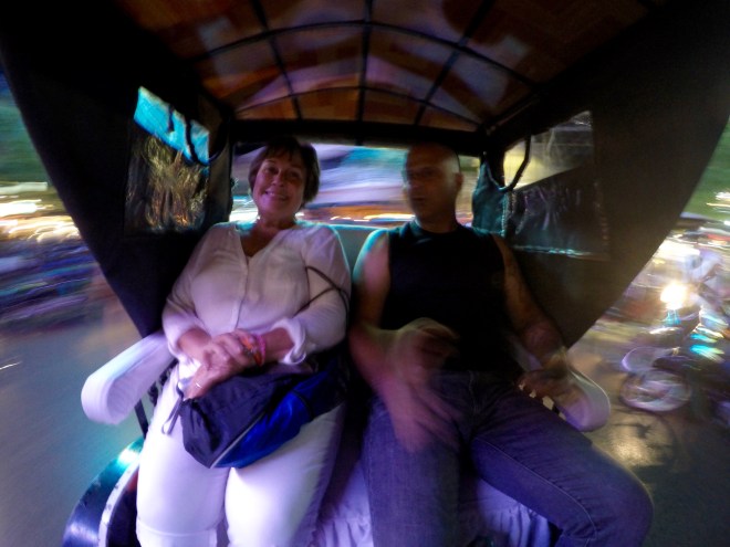 Mom in a Tuk Tuk