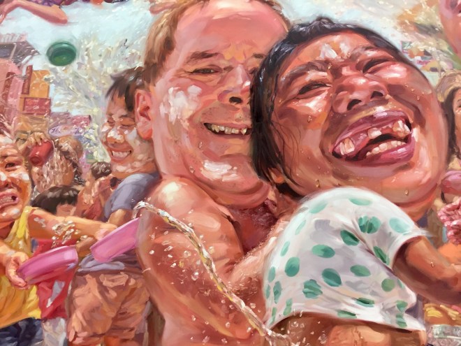 Songkran Painting