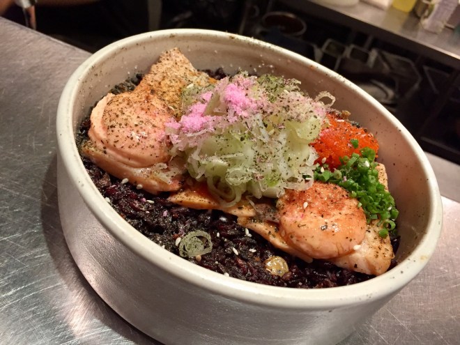 Torched Salmon Donburri