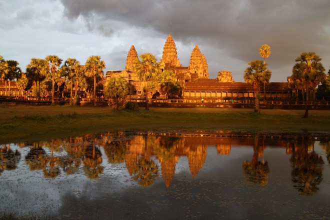 Glorious Angkor at Sunset