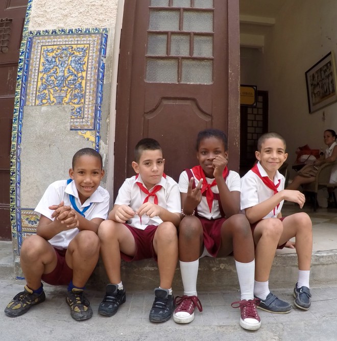 Cuban School Children