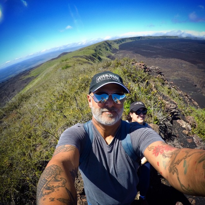 Sierra Negra Volcano Selfie